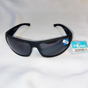 Piranha Sport Sunglasses Black UV Protection Wraparound Style